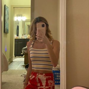 Kendall and Kylie pacsun striped tank top